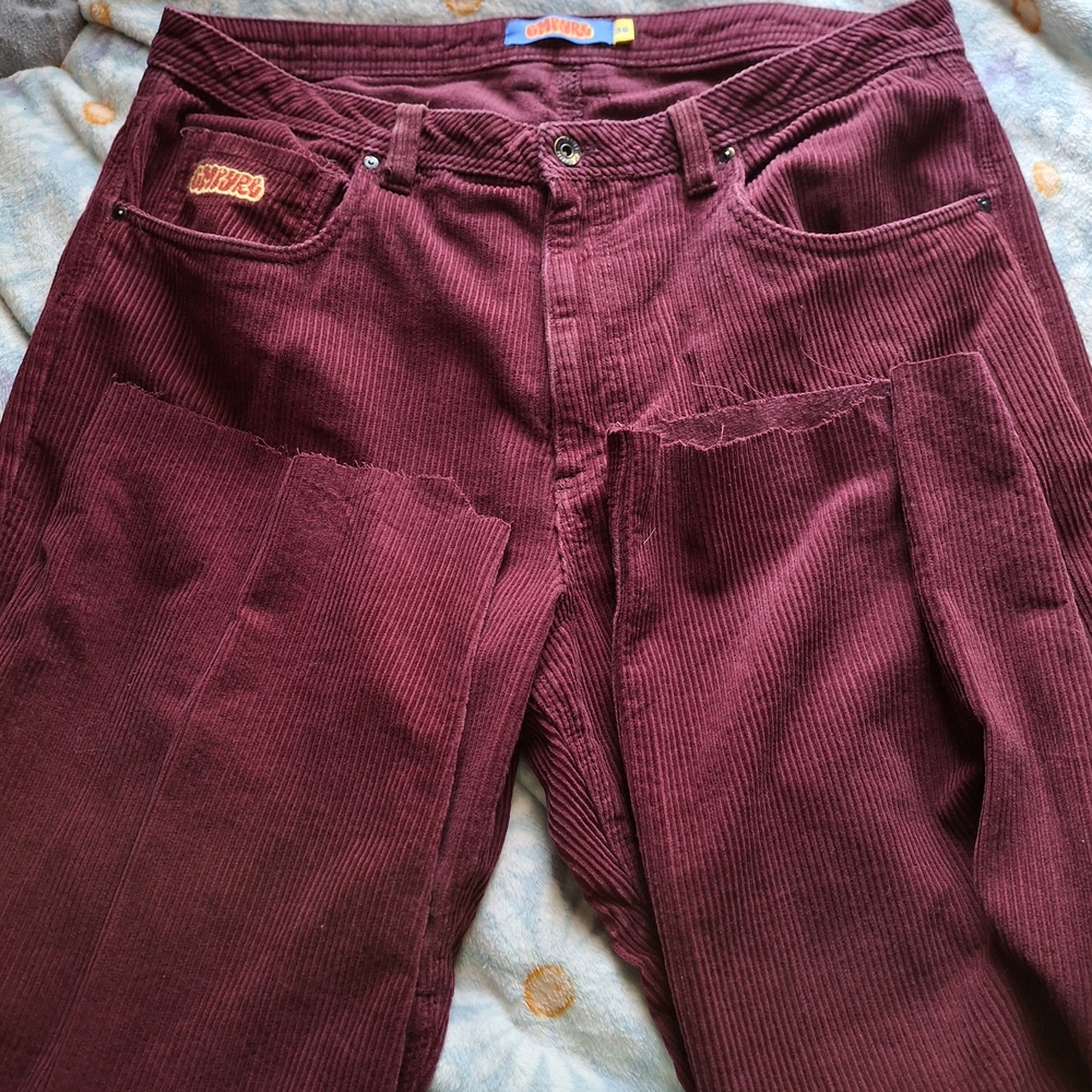 Empyre Maroon Corduroy Men's Pants